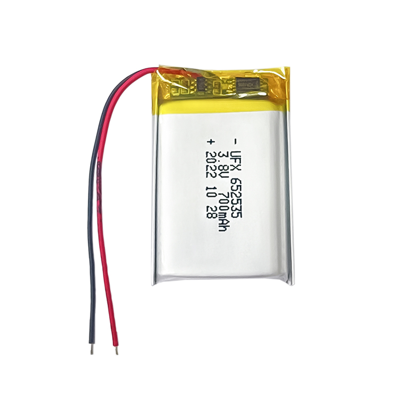 리튬 이온 배터리 공장 맞춤형 안마기 고압 배터리 UFX 652535 3.8V 700mAh 충전식 리튬 폴리머 배터리