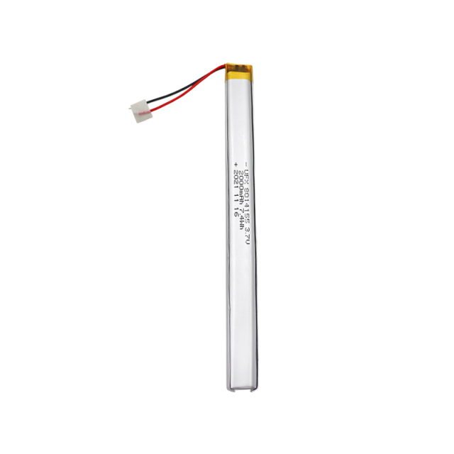 충전식 리튬이온 셀 제조업체 OEM 아름다움 계기 건전지 UFX 8014155 2000mAh 3.7V 리튬 이온 폴리머 배터리 팩
