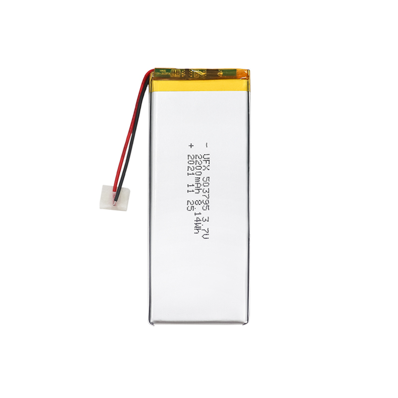 전문 리튬 이온 셀 공장 조명용 전지를 공급하다 UFX 503795 2200mAh 3.7V 충전식 전지