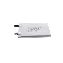 폴리머 리튬 이온 전지 제조업체 신발용 난방용 저온 배터리 도매 UFX 013050 100mAh 3.7V 곡선형 리튬 이온 폴리머 배터리