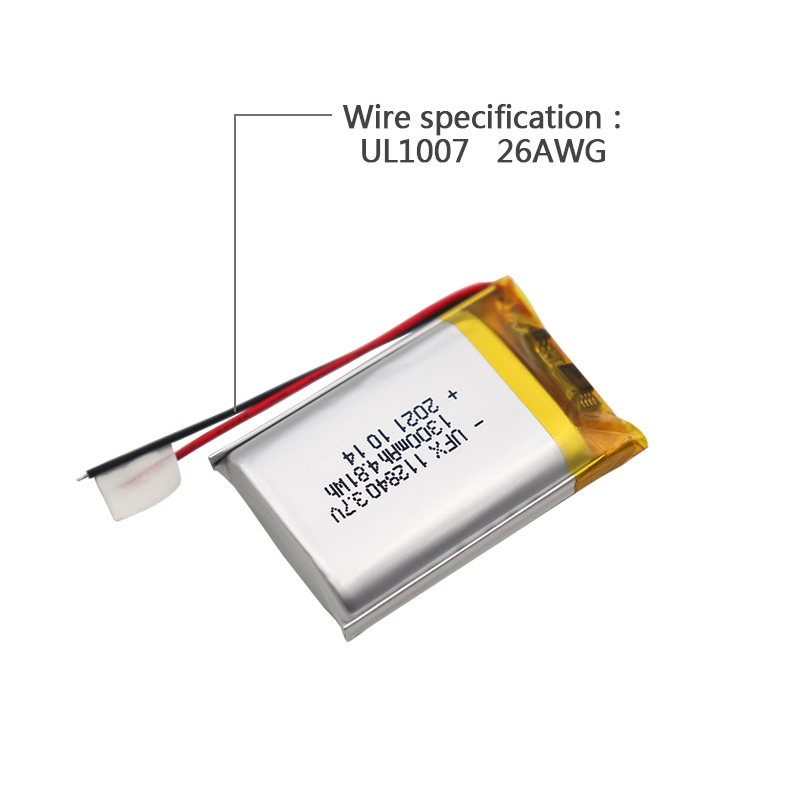 Li-ion Polymer Cell Factory Low Temperature Lithium battery UFX 1112840 1300mAh 3.7V Mini Li-polymer Battery
