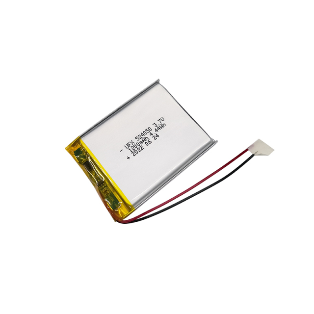 리포 셀 제조업체 화재 비상등 배터리 공급 UFX 524050 1200mAh 3.7V 리튬 이온 배터리
