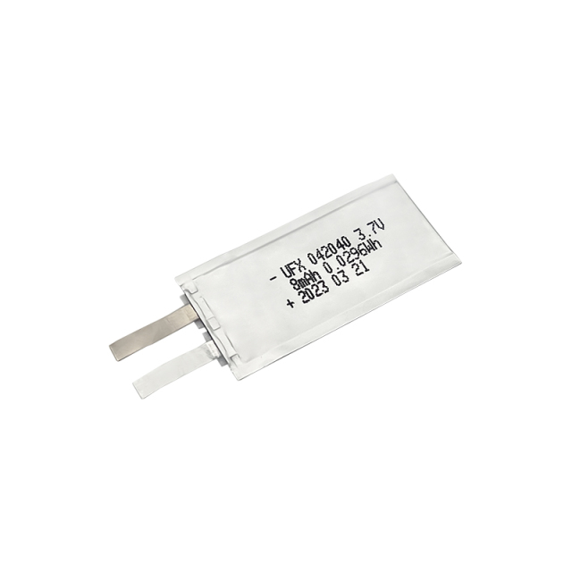 중국 폴리머 리튬 이온 셀 공장 도매 초박형 배터리 UFX 042040 8mAh 3.7V 충전식 리튬 폴리머 배터리 팩