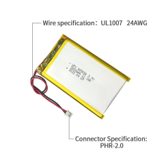 Lipo Cell Manufacturer Wholesale High Quality Massager Battery UFX 605080 3000mAh 3.7V UL Certificate