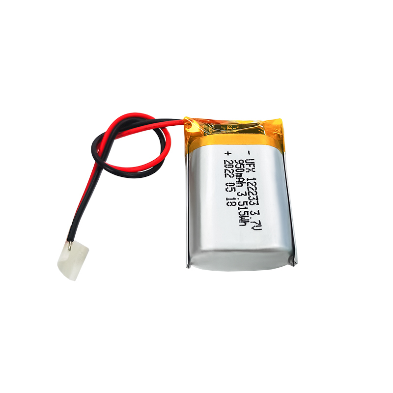 중국 리튬 이온 전지 제조업체 맞춤형 공기 청정기 배터리 UFX 122233 950mAh 3.7V  방전 배터리 팩