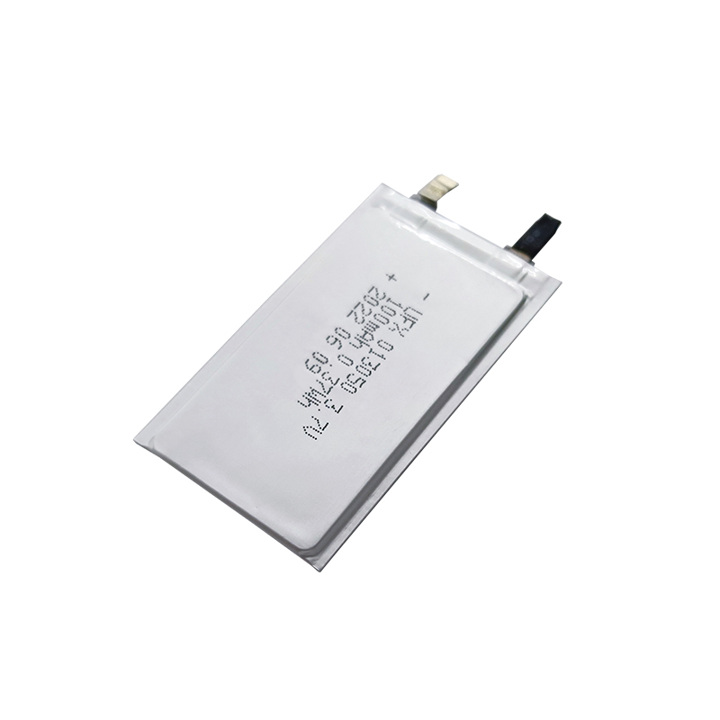 폴리머 리튬 이온 전지 제조업체 신발용 난방용 저온 배터리 도매 UFX 013050 100mAh 3.7V 곡선형 리튬 이온 폴리머 배터리