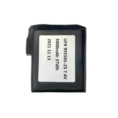 충전식 리튬이온 셀 제조업체 도매 스마트 도어록 배터리 UFX 955565-2S 5000mAh 7.4V 리튬 이온 폴리머 배터리 팩