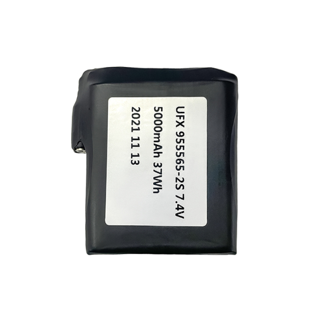 충전식 리튬이온 셀 제조업체 도매 스마트 도어록 배터리 UFX 955565-2S 5000mAh 7.4V 리튬 이온 폴리머 배터리 팩
