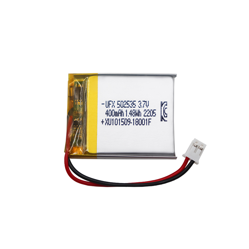 중국 리튬 이온 전지 제조업체 맞춤형 공기 청정기 배터리 UFX 502535 400mAh 3.7V  방전 배터리 팩