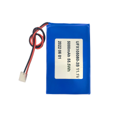 중국 리튬 이온 전지 제조사 마이크 배터리 도매 UFX 105080 3S 5000mAh 11.1V 미니 리튬 폴리머 배터리