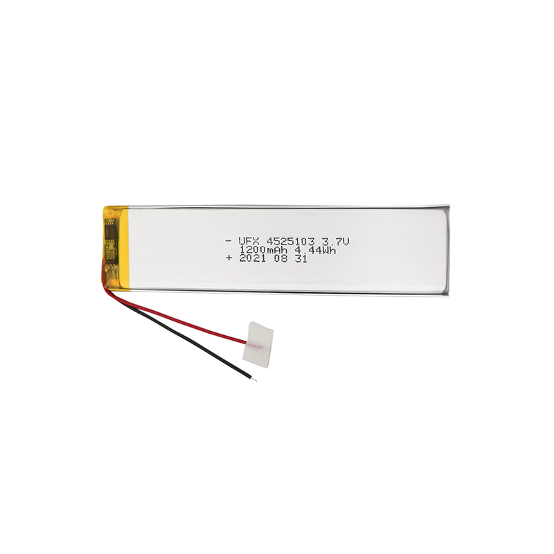리튬 이온 충전식 전지 공장 조명용 전지를 공급하다 UFX 4525103 1200mAh 3.7V 충전식 리튬 폴리머 배터리
