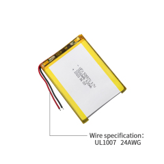 리튬 셀 공장 스피커 리튬 이온 배터리에 대한 전문 사용자 정의 UFX 505573 2500mAh 3.7V 충전식 리튬 이온 배터리