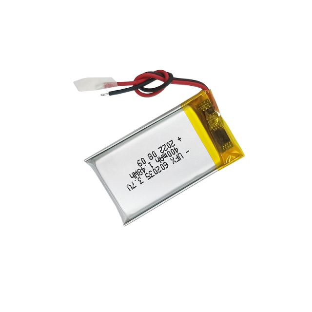 중국 리튬 폴리머 전지 제조업체 스마트 테이블 램프용 도매 충전식 배터리 UFX 602035 400mAh 3.7V 충전식 Li-po 배터리