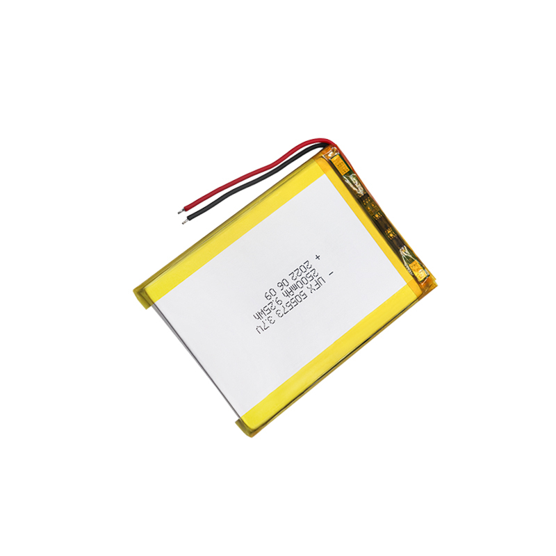 리튬 셀 공장 스피커 리튬 이온 배터리에 대한 전문 사용자 정의 UFX 505573 2500mAh 3.7V 충전식 리튬 이온 배터리