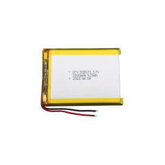 리튬 셀 공장 스피커 리튬 이온 배터리에 대한 전문 사용자 정의 UFX 505573 2500mAh 3.7V 충전식 리튬 이온 배터리