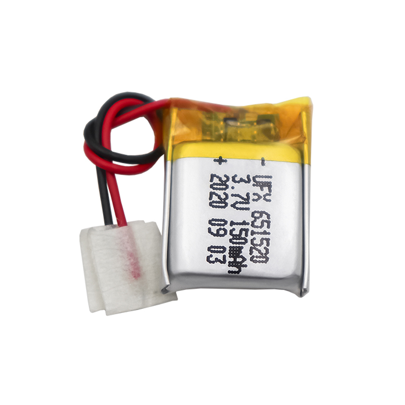 중국 폴리머 리튬 이온 전지 제조업체 스마트 안경 배터리 공급 UFX 651520 150mAh 3.7V 미니 충전식 배터리