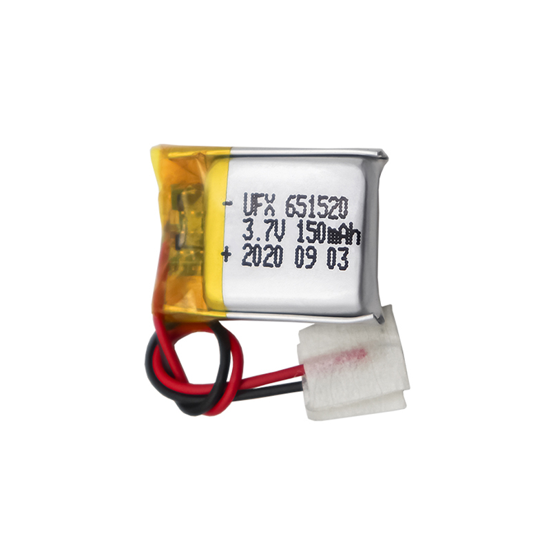 중국 폴리머 리튬 이온 전지 제조업체 스마트 안경 배터리 공급 UFX 651520 150mAh 3.7V 미니 충전식 배터리