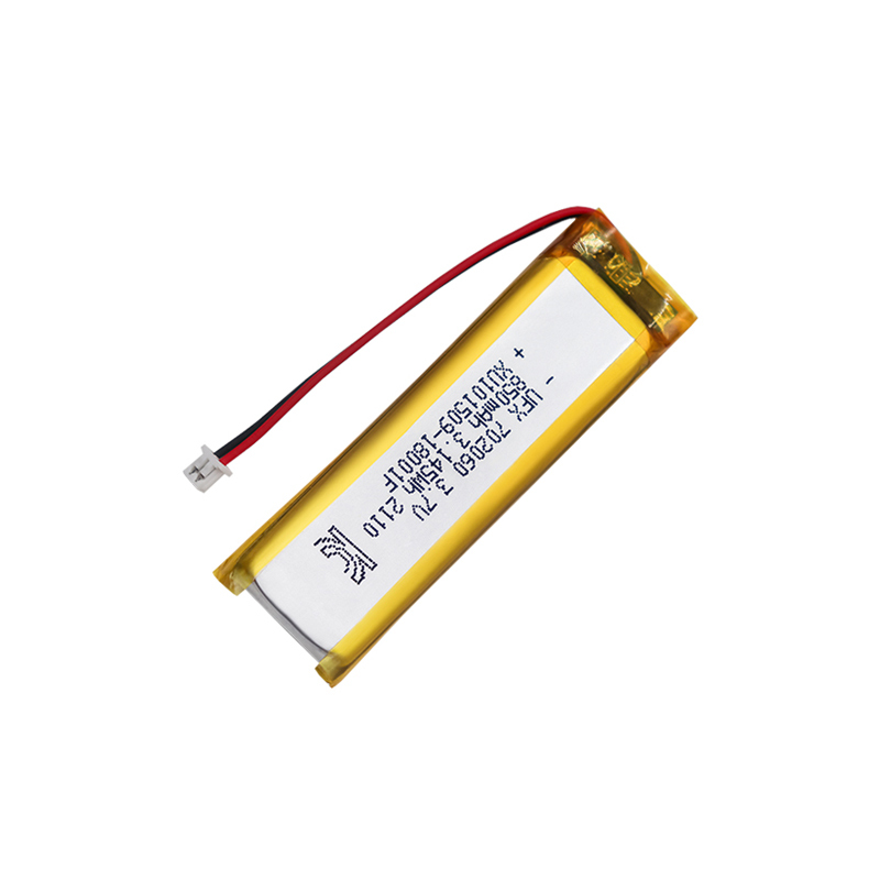 충전식 리튬이온 셀 제조업체 도매 충전식 배터리 UFX 702060 850mAh 3.7V 리튬 이온 폴리머 배터리 팩