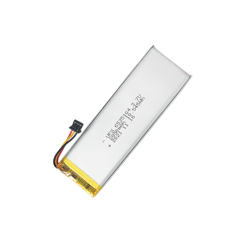 리튬 이온 폴리머 배터리 팩 도매 충전식 배터리 UFX 6535104 2850mAh 3.7V 충전식 리튬 폴리머 배터리 팩