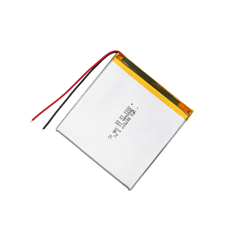 리튬이온 폴리머 셀 공장 디지털 기기 리포 배터리 도매 UFX 507577 3000mAh 3.7V 리튬 폴리머 배터리