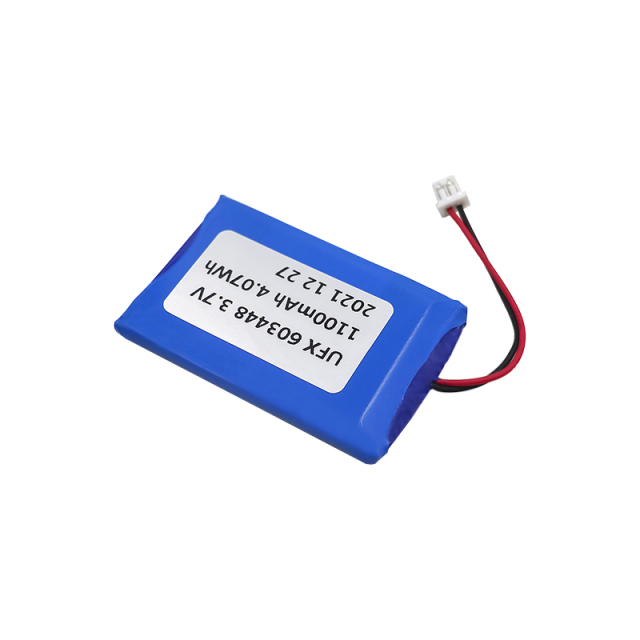 전문 리튬 이온 셀 공장 맞춤형 충전식 배터리 UFX 603448 1100mAh 3.7V 고품질 충전식 배터리