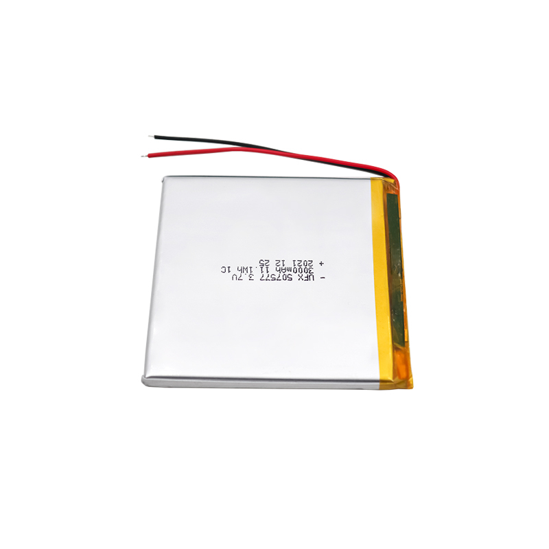 리튬이온 폴리머 셀 공장 디지털 기기 리포 배터리 도매 UFX 507577 3000mAh 3.7V 리튬 폴리머 배터리
