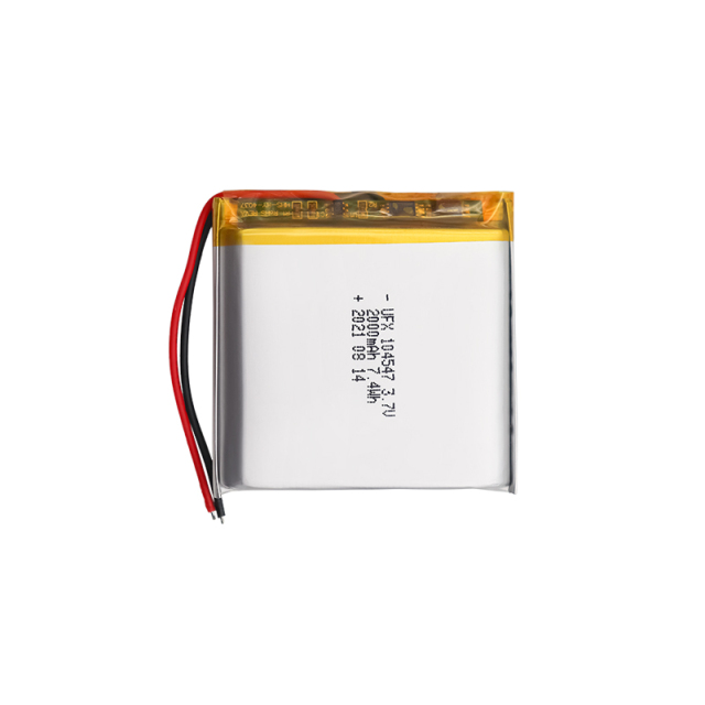 중국 리폴리머 전지 제조업체 도매 의료 장비 충전식 배터리 UFX 104547 2000mAh 3.7V KC CB UL 인증 이차전지