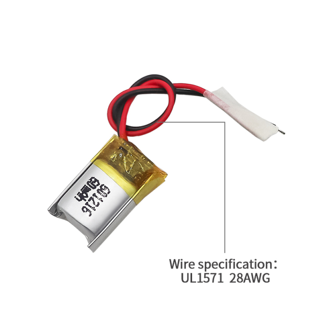 중국 폴리머 리튬 이온 셀 공장 전문 맞춤형 블루투스 스피커 배터리 UFX 601216 60mAh 3.7V 블루투스 스피커 배터리 생산