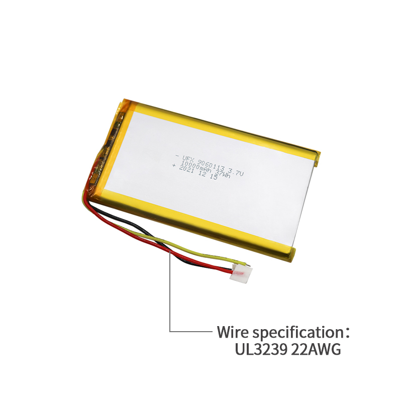 리튬 전지 공급업체 도매 공기 청정기 배터리 UFX 9060113 10000mAh 3.7V 충전식 리튬 이온 배터리