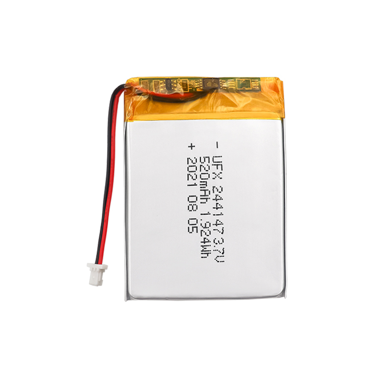 폴리머 리튬 이온 전지 제조업체 도매 얼굴 미용기기 배터리 UFX 244147 520mAh 3.7V 재충전형 배터리