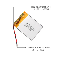 폴리머 리튬 이온 전지 제조업체 도매 얼굴 미용기기 배터리 UFX 244147 520mAh 3.7V 재충전형 배터리