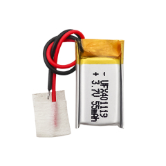 Li-po Cell Manufacturer Wholesale Rechargeable Battery for Mini-speaker UFX 401119 55mAh 3.7V Mini Rechargeable Battery