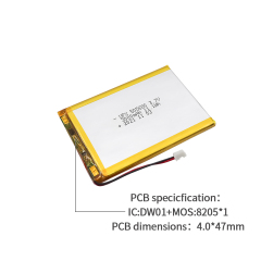 전문 리튬 이온 셀 공장 웨어러블 기기용 2차전지 도매업 UFX 505680 3000mAh 3.7V 고품질 충전식 배터리
