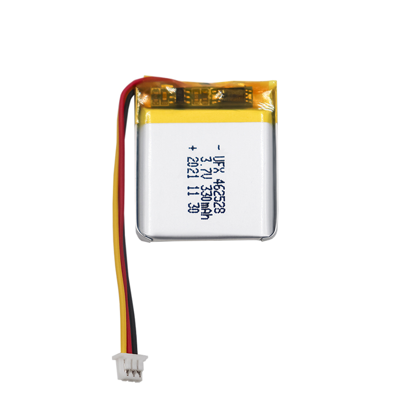중국 리튬 이온 셀 제조업체 맞춤형 VR 안경 배터리 UFX 462528 330mAh 3.7V 충전식 Li-po 배터리