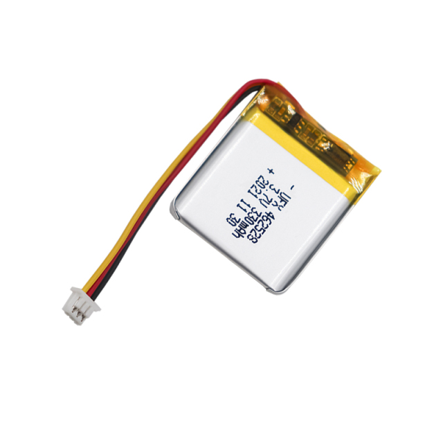 중국 리튬 이온 셀 제조업체 맞춤형 VR 안경 배터리 UFX 462528 330mAh 3.7V 충전식 Li-po 배터리
