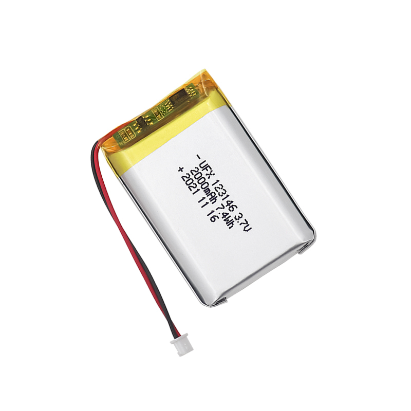 리튬 이온 배터리 공장 맞춤형 휴대용 디스플레이 배터리 UFX123146 2000mAh 3.7V 중국 리튬 배터리 공장