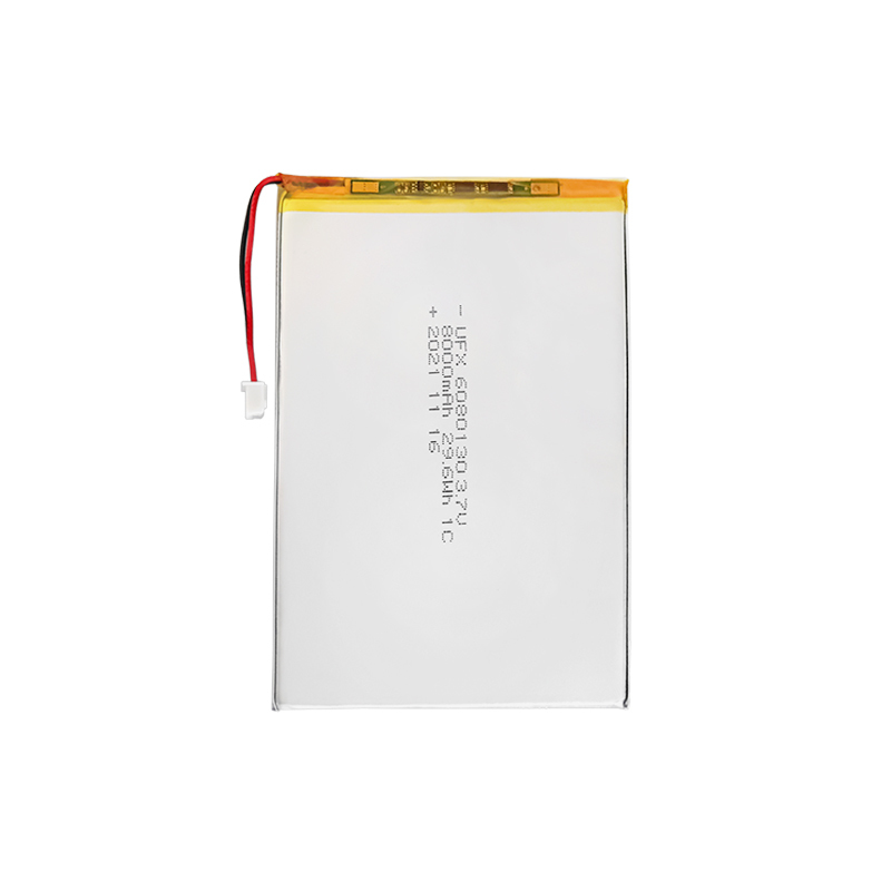 China Lithium-ion Polymer Cell Manufacturer Customized Portable Monitor Battery UFX 6080130 8000mAh 3.7V KC UL Certificate