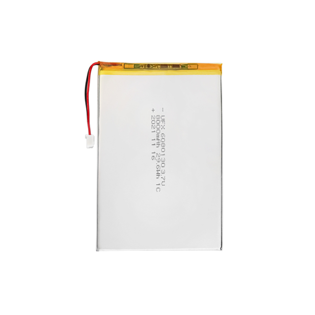 China Lithium-ion Polymer Cell Manufacturer Customized Portable Monitor Battery UFX 6080130 8000mAh 3.7V KC UL Certificate