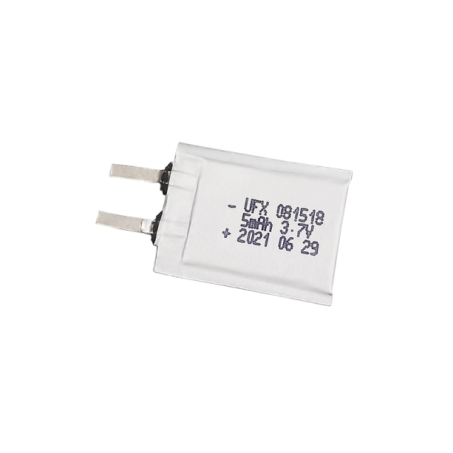 Lithium Ion Polymer Cells Factory Wholesale Super Thin Battery for Iot Device UFX081518 5mAh 3.7V Rechargeable Lithium-polymer Battery Pack