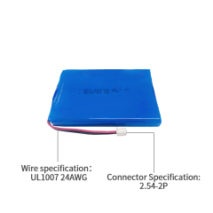 China Li-ion Cell Manufacturer Custom Air Cleaner Battery UFX 606090-2P 8000mAh 3.7V  Discharge Battery Pack