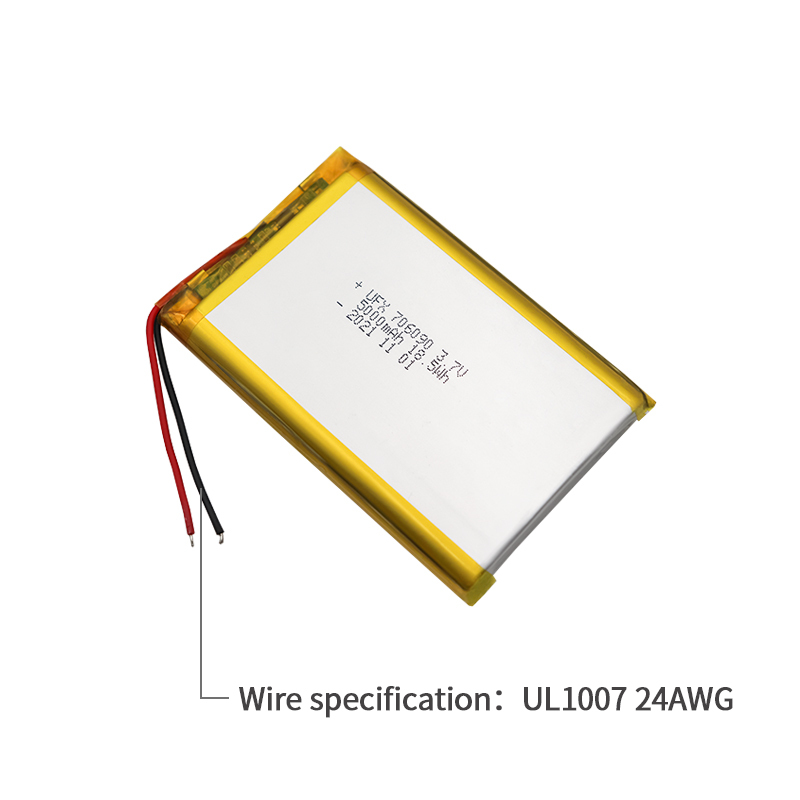 Lithium-ion Polymer Cells Factory Customized Heated Clothing Battery UFX 706090 5000mAh 3.7V Safety Lipo Battery