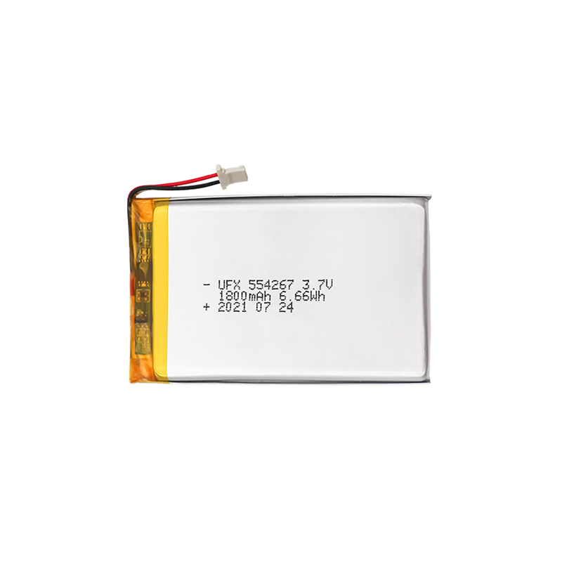 Polymer Lithium-ion Cell Manufacturer Wholesale Wireless Mouse Rechargeable Battery UFX 554267 1800mAh 3.7V Professional Custom for Speaker Li-ion Battery