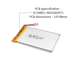 Polymer Lithium-ion Cell Manufacturer Wholesale Wireless Mouse Rechargeable Battery UFX 554267 1800mAh 3.7V Professional Custom for Speaker Li-ion Battery