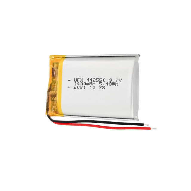 Li-ion Polymer Cell Factory Custom Smart Card Battery UFX 112550 1400mAh 3.7V Mini Li-polymer Battery
