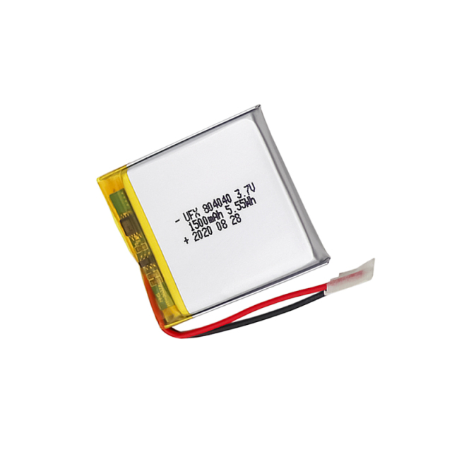 리튬 이온 폴리머 배터리 공장 스마트 테이블 램프용 도매 충전식 배터리 UFX 804040 1500mAh 3.7V 리튬 폴리머 배터리 팩