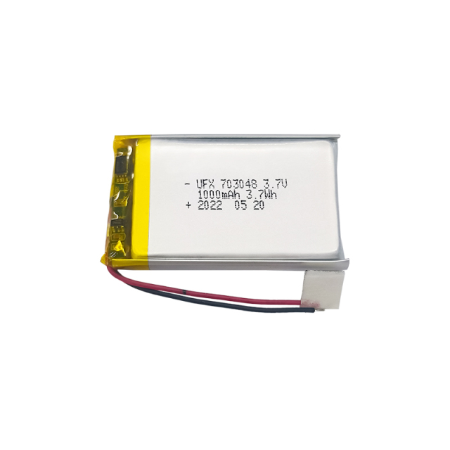 Lithium-ion Cell Manufacturer Wholesale Lithium-ion Battery UFX 703048 1000mAh 3.7V Lipo Battery