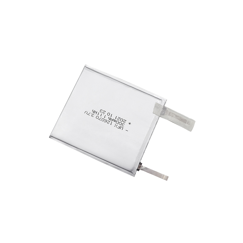 중국 Li-po 셀 공장 전문 사용자 정의 스마트 카드 울트라 씬 배터리 UFX 126070 300mAh 3.7V 리튬 이온 재충전형 배터리 팩