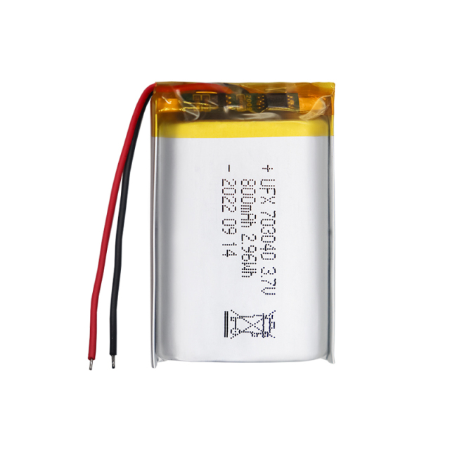 중국 폴리머 리튬 이온 셀 공장 의료장비용 인기 상품 배터리 UFX 803035 800mAh 3.7V 재충전형 배터리