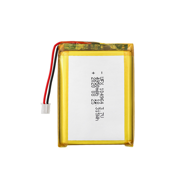 Lithium Ion Polymer Cells Factory Wholesale Lithium-ion Battery UFX 104964 4950mAh 3.7V Rechargeable Lithium-polymer Battery Pack