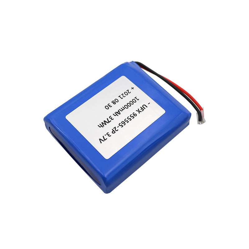 China Li-ion Battery Manufacturer OEM Heating Garment Battery UFX955565-2P 10000mAh 3.7V Safety Lipo Battery
